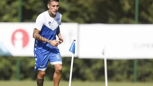 Ricardo Centurión en los entrenamientos de Vélez Sarfield