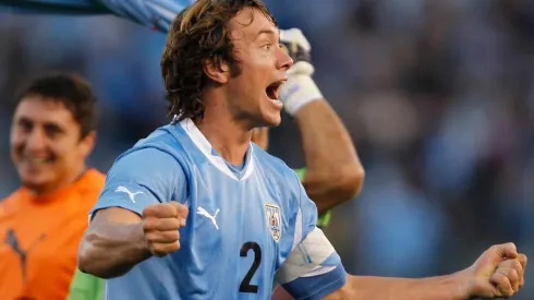 Lugano en la selección uruguaya.