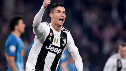 Cristiano Ronaldo festejando uno de sus goles en la Juventus