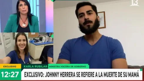 Johnny Herrera dio un ferviente mensaje en Canal 13