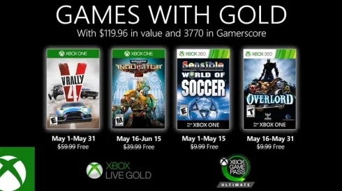 Juegos gratis de mayo en Xbox