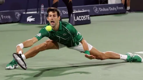 Nole y un duro momento