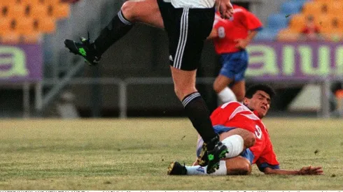 Vega jugando por la Roja