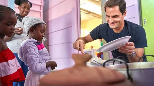 Federer realiza importante donación para ir en ayuda de los niños africanos.