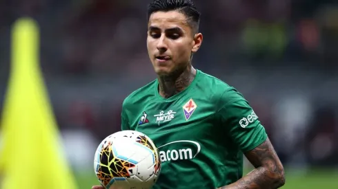 Erick Pulgar reapareció en las instalaciones de la Fiorentina esta mañana