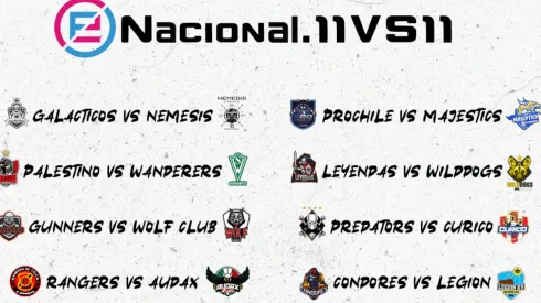 Nuevas fechas del eNacional.11vs11