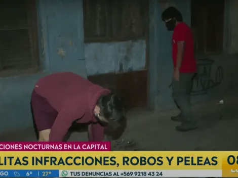 Chilevisión funa carrete en pleno toque de queda