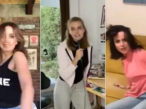 Video: Actrices chilenas imitan pelea virtual de estrellas de Hollywood