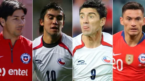 De estos cuatro sólo uno llegaría a jugar un Mundial: Charles Aránguiz en Brasil