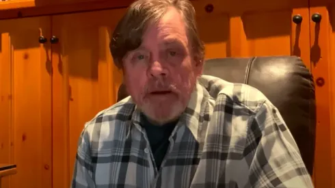Mark Hamill envió las emotivas palabras a los fanáticos de "Star Wars", desde su casa.