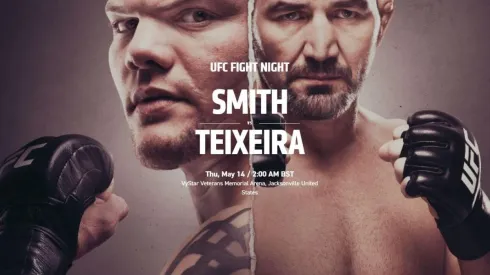 La pelea de Anthony Smith y Glover Teixeira es el estelar del UFC Fight Night en Florida.