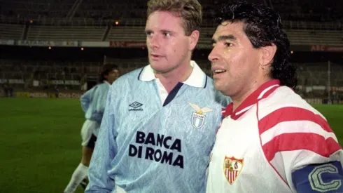 Gazza contó una increíble historia con Maradona