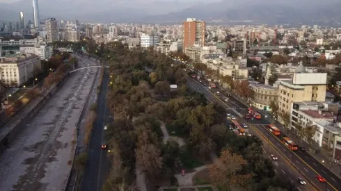 Las calles de Santiago sufrirán un notorio cambio con la restrcción y la cuarentena total.