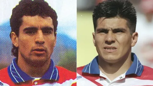 Valencia y Vega vistiendo la Roja.