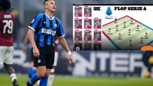 Alexis Sánchez en su primera temporada con el Inter de Milán