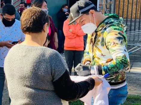 Paredes entrega mercadería a familias vulnerables de Cerro Navia