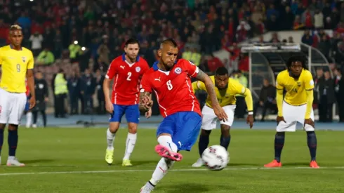 Arturo Vidal marcó uno de los tantos esa noche.