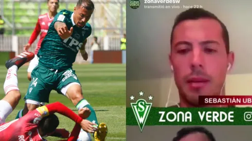 Sebastián Ubilla ante Universidad de Chile en el Estadio Elías Figueroa