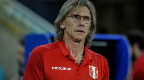 Ricardo Gareca en la banca de Perú en la última Copa América Brasil 2019