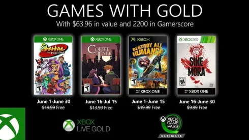 Juegos gratis de junio en Xbox