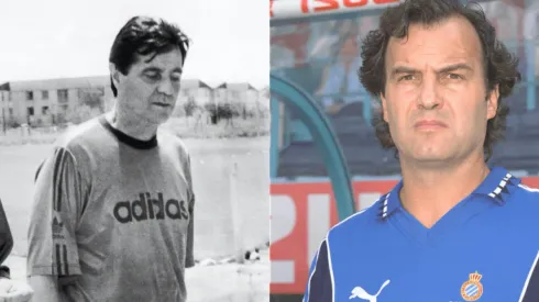 Mirko Jozic en su época en Colo Colo y un joven Marcelo Bielsa en el Espanyol