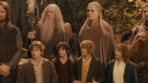 Parte del elenco de "El Señor de los Anillos" que se sumó a la videollamada colectiva.