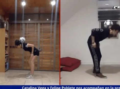 Los mejores trucos de fútbol freestyle con Catalina Vega y Felipe Poblete en RedGol
