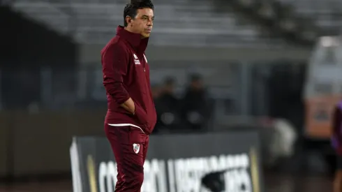 Marcelo Gallardo en la banca de River Plate