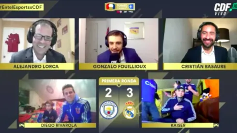 Kaiser mostró su cariño a la U y dedicó rimas a Diego Rivarola