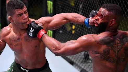 Gilbert Burns le pasó por encima a Tyron Woodley en la estelar del UFC Vegas