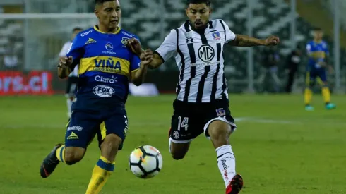 Nicolás Maturana en Colo Colo vs Everton de Viña del Mar