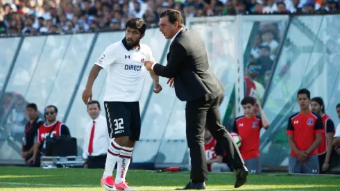 Nicolás Maturana en Colo Colo junto a Pablo Guede