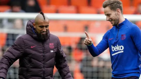 Ivan Rakitic le respondió con todo a Arturo Vidal por decir que se lo "comió" en el último entrenamiento del Barcelona