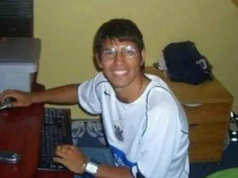 Irreconocible: comparten antigua foto de un crack argentino