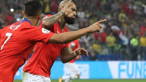 Arturo Vidal en la selección chilena.