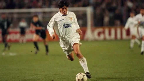 Iván Zamorano en su paso por Real Madrid, donde fue Pichichi