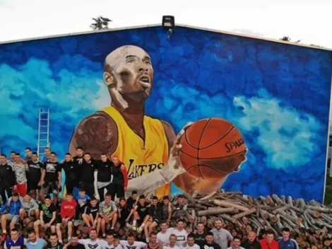 Mural dedicado a Kobe Bryant es el más grande de Europa