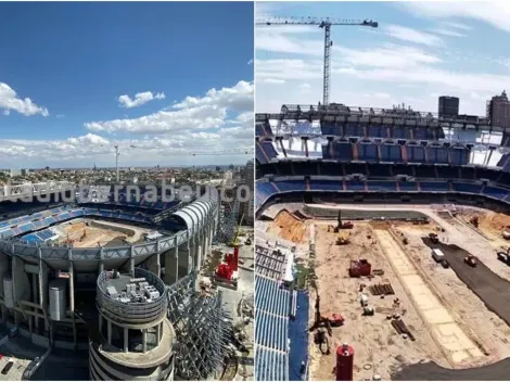 Así se ve: Real Madrid ya cava el pozo de 30 metros en el Bernabéu