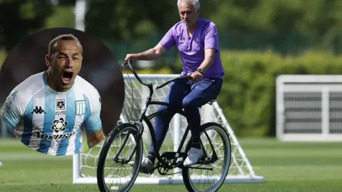 José Mourinho pasea en bicicleta por el campo de entrenamiento de los Spurs