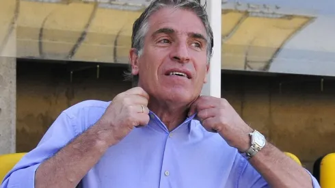 Labruna en su paso como DT de Everton.