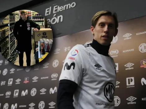 Iván Rossi no olvida a Colo Colo y sale a comprar con el buzo