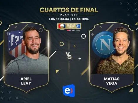 Ver EN VIVO a Ariel Levy vs Matías Vega por los cuartos de final del Torneo eSports Celebrity