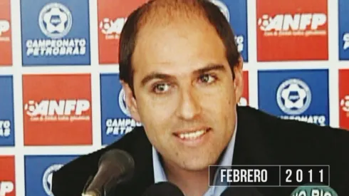 Sergio Jadue 9 años atrás, cuando aún estaba a cargo de la ANFP.