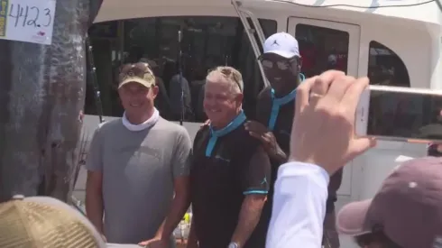 Michael Jordan participó del Big Rock Blue Marlin Tournament, donde aseguró que espera volver para atrapar un pez aún más gigante