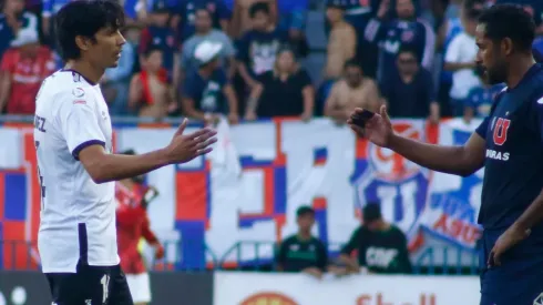 Matías Fernández y Jean Beausejour se saludan en la final de Copa Chile