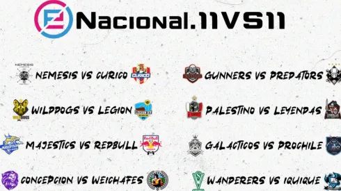 Fechas 17 y 18 del eNacional.11vs11 de PES 2020