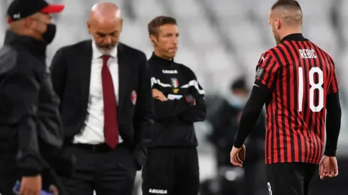 Ante Rebic se fue expulsado en el inicio del partido