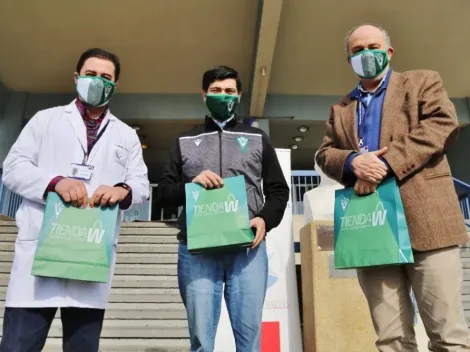 Bonito: Wanderers dona mascarillas a hospital de Valparaíso