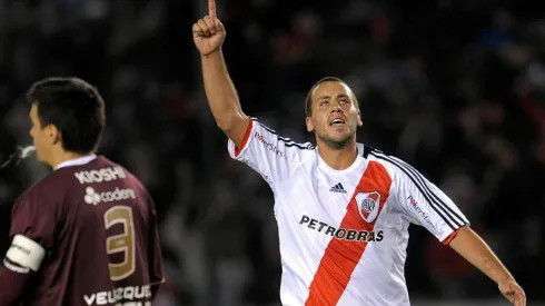 Cristian Fabbiani en su paso por River Plate, el equipo de sus amores