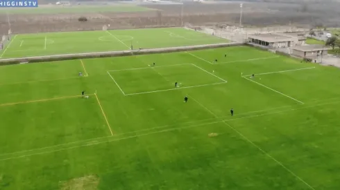 Vista aérea de O'Higgins en su regreso a los entrenamientos.